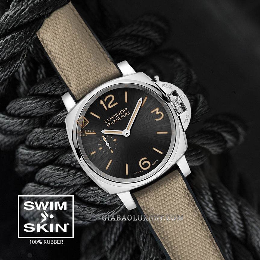 Dây cao su Rubber B dành cho đồng hồ Panerai size 40mm và 42mm - SwimSkin® Ballistic Dây Rubber B SwimSkin® Ballistic cho Panerai size 40mm và 42mm