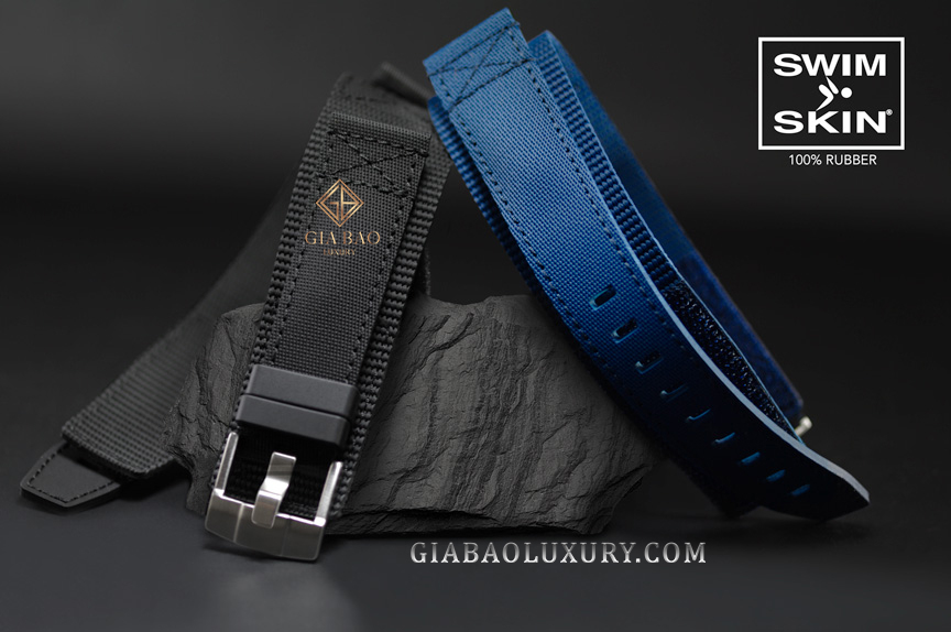 Dây Rubber B Combat Strap 22mm - CUFF Series cho Rolex Sky-Dweller dây da vỏ YG WG RG