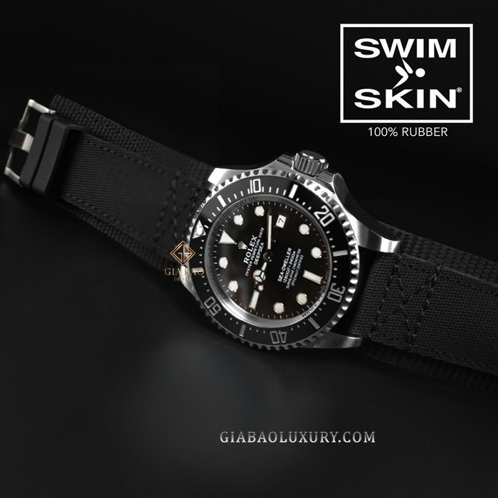 Dây Rubber B SwimSkin® Rubber CUFF Series cho Rolex Sea-Dweller DEEPSEA 126660