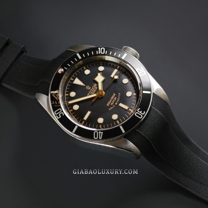 Dây cao su Rubber B dành cho đồng hồ Tudor Heritage Black Bay 41mm - VulChromatic® Dual-Color Dây Rubber B VulChromatic® Dual-Color cho Tudor Heritage Black Bay 41mm