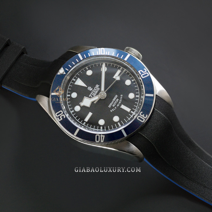 Dây cao su Rubber B dành cho đồng hồ Tudor Heritage Black Bay 41mm - VulChromatic® Dual-Color Dây Rubber B VulChromatic® Dual-Color cho Tudor Heritage Black Bay 41mm