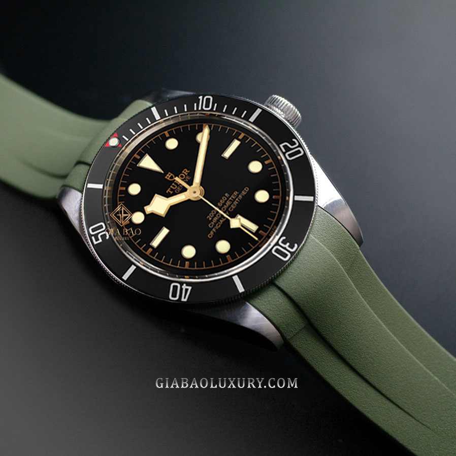 Dây cao su Rubber B dành cho đồng hồ Tudor Heritage Black Bay 41mm - VulChromatic® Dual-Color Dây Rubber B VulChromatic® Dual-Color cho Tudor Heritage Black Bay 41mm