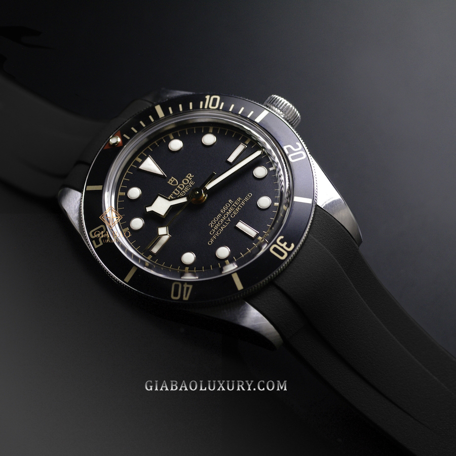 Dây cao su Rubber B dành cho đồng hồ Tudor Black Bay 58 - Tang Buckle Series Dây Rubber B Tang Buckle Series cho Tudor Black Bay 58