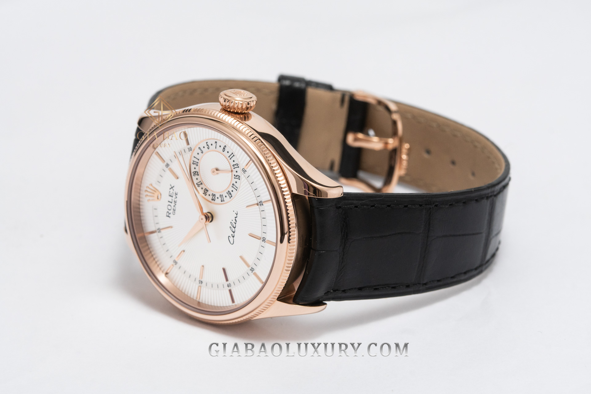 Đồng Hồ Rolex Cellini Date 50515 Mặt Số Bạc