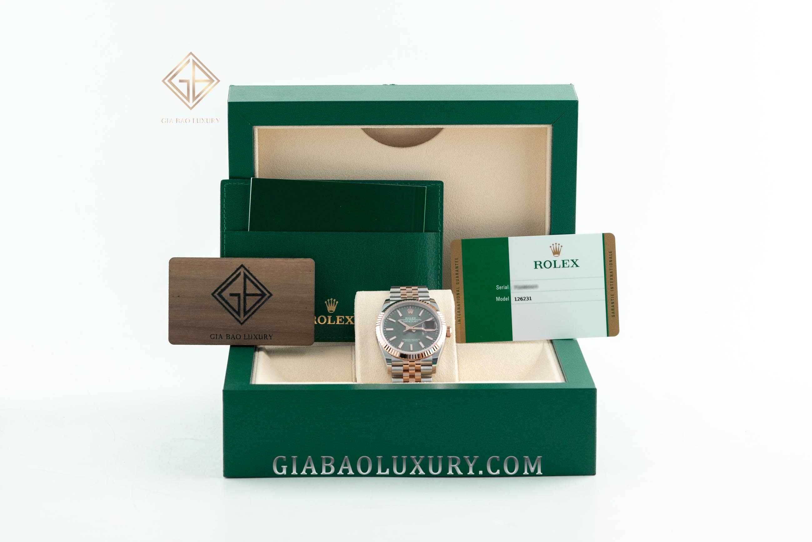 Rolex Datejust 36 126231 Mặt Số Rhodium Đồng Hồ Rolex Datejust 36 126231 Mặt Số Rhodium Tối Cọc Số Dạ Quang