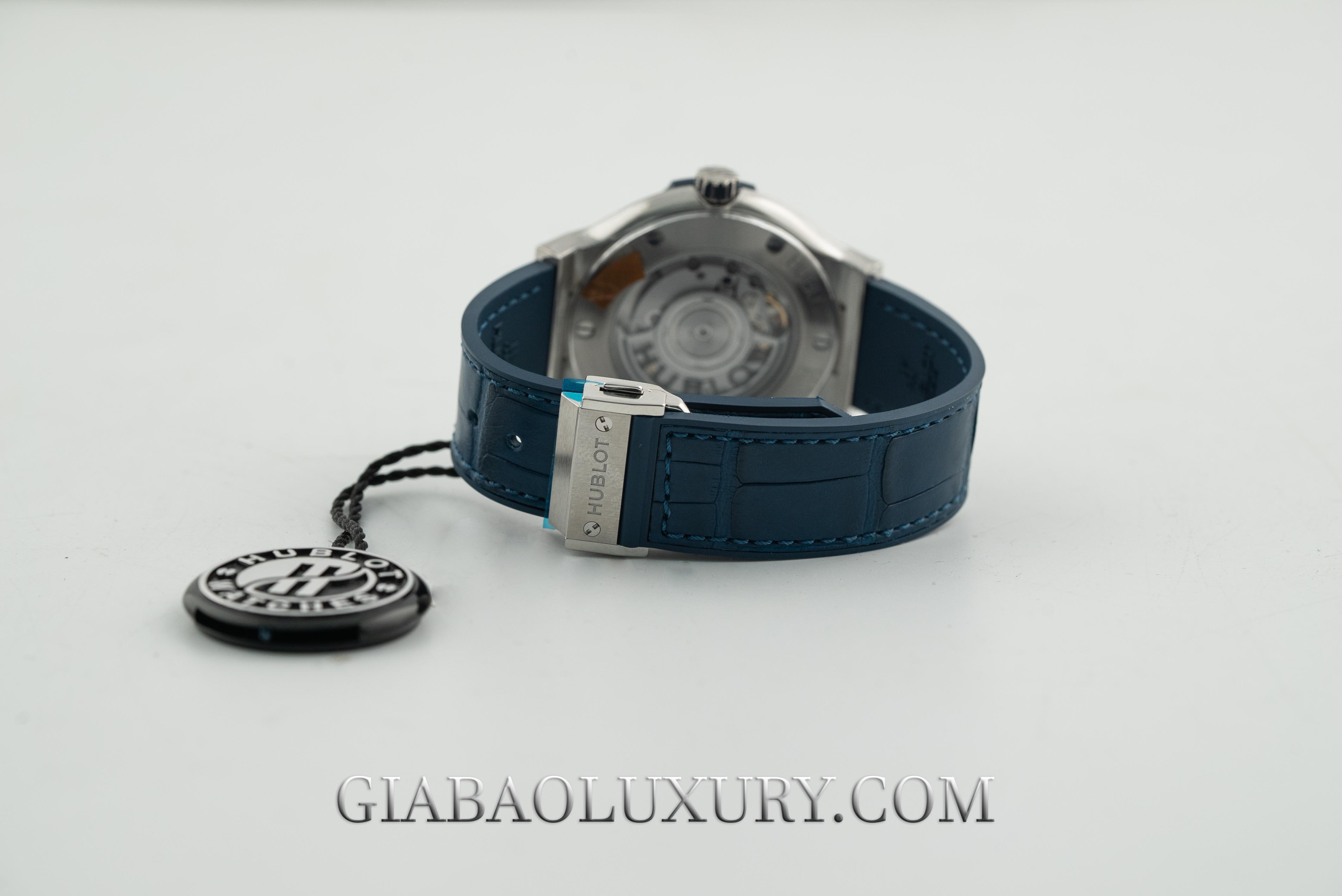 Đồng Hồ Hublot Classic Fusion Blue Titanium 38mm 565.NX.7170.LR