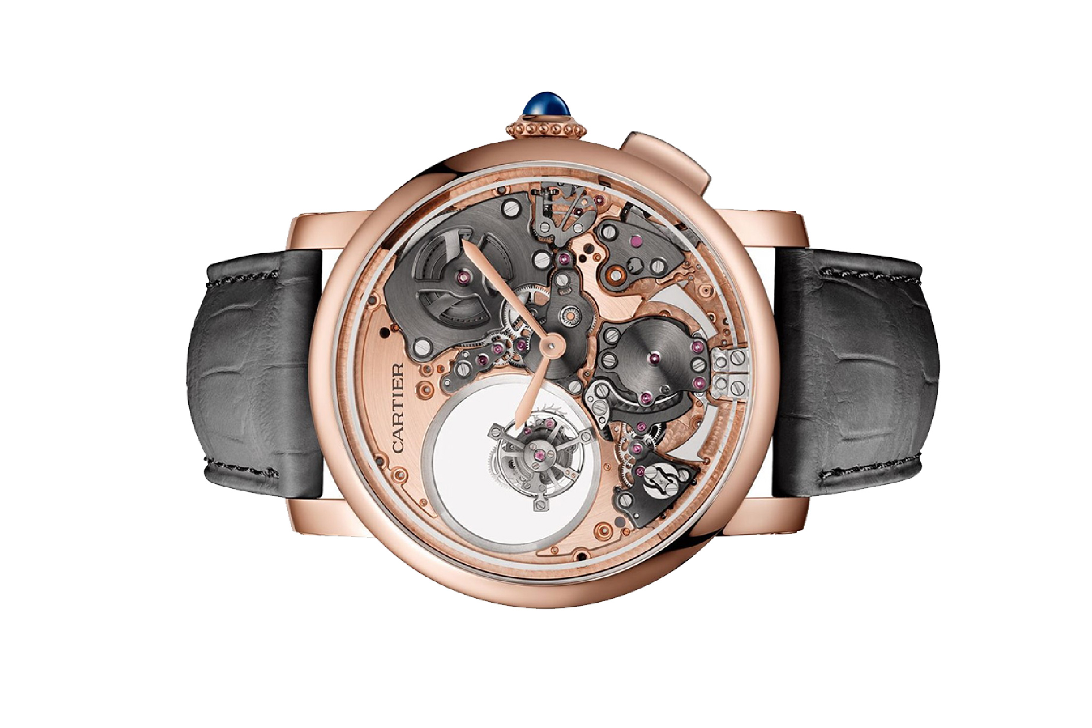 Đồng Hồ Cartier Rotonde de Cartier Minute Repeater Mysterious Double Tourbillon WHRO0061