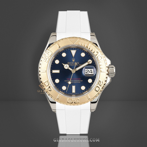 Dây Rubber B Tang Buckle Series cho Rolex Yachtmaster 35mm (17mm Lug Space)