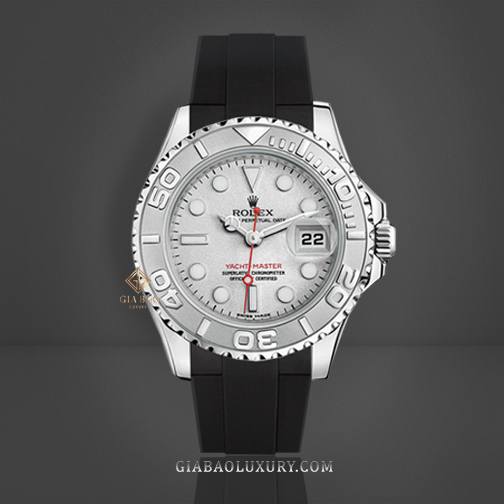 Dây cao su Rubber B dành cho đồng hồ Rolex Yacht-Master size 35mm - Tang Buckle Series Dây Rubber B Tang Buckle Series cho Rolex Yacht-Master size 35mm