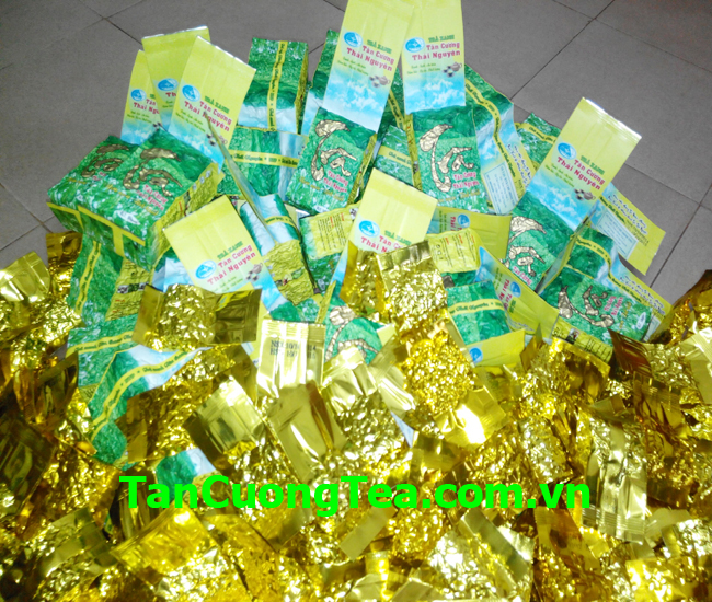 Bao bì mới của HTX chè Minh Thu
