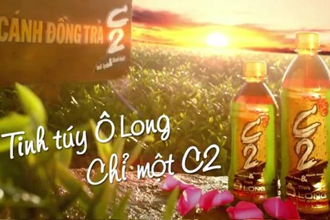 Quảng cáo trà C2 Ô Long: Lừa dối trắng trợn