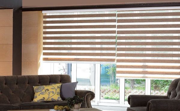 Trang trí căn phòng với rèm cầu vồng Hàn Quốc họa tiết