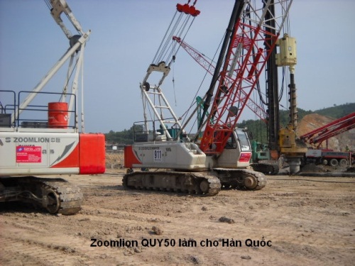 cho thuê cẩu bánh xích 50 tấn giá rẻ
