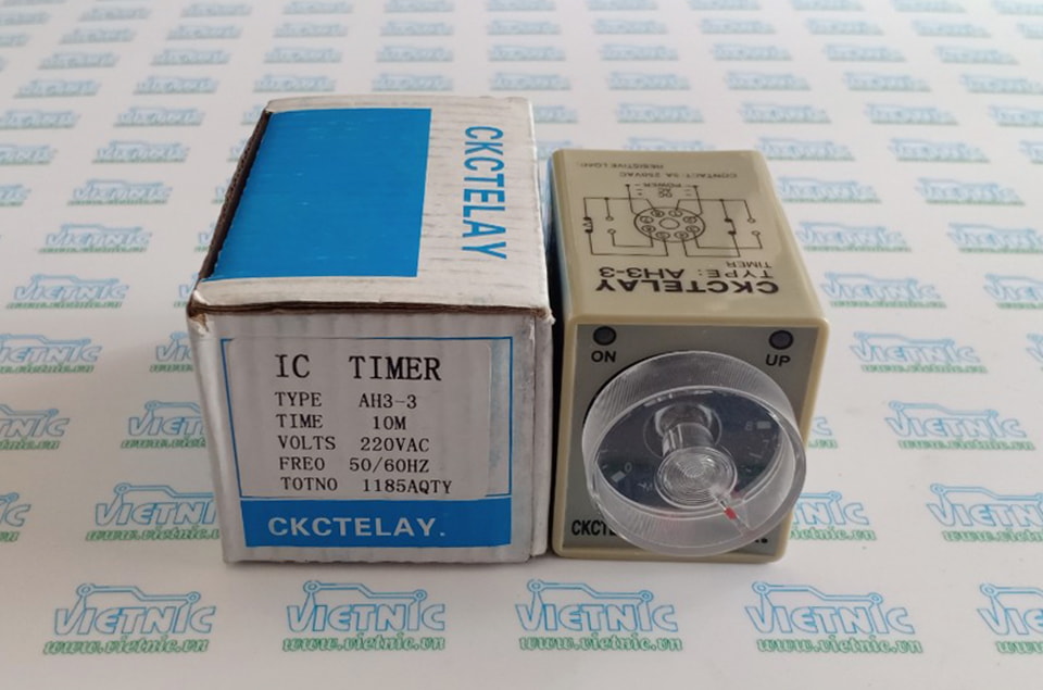 TIMER THỜI GIAN AH3-3 CKC 10M 220V - 10 PHÚT