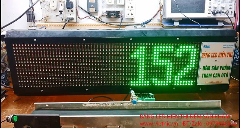 Bảng led hiển thị đếm sản phẩm
