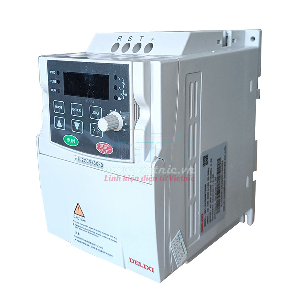 Biến tần Delixi 1 Pha 220V 0.75KW