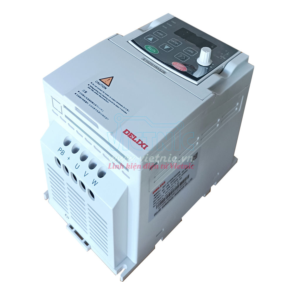 Biến tần Delixi 1 pha 220V 2HP