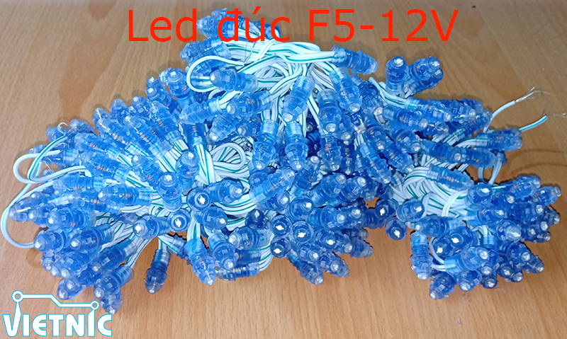 LED ĐÚC 12V XANH LÁ CÂY