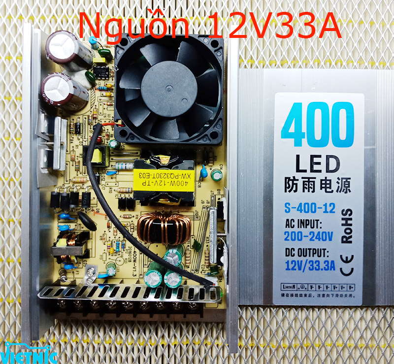Nguồn 12V33A ngoài trời