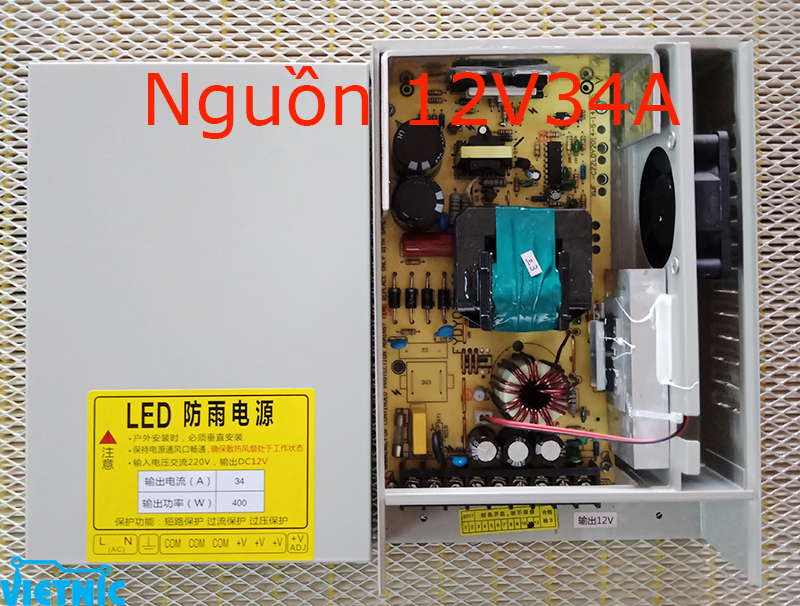 Nguồn LED 12V34A