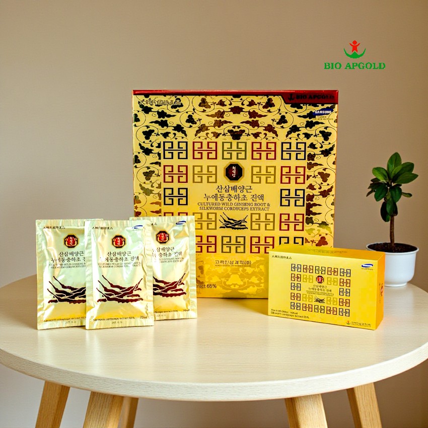 sâm núi đông trùng hạ thảo bio apgold