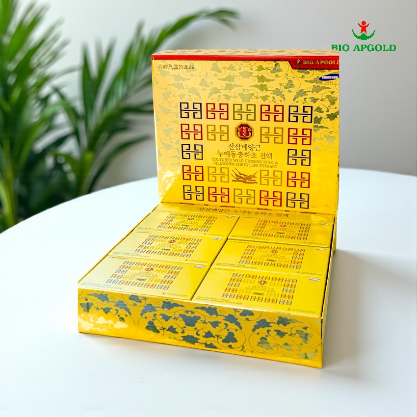 đông trùng sâm núi hàn quốc hộp 30 gói - Bio apgold