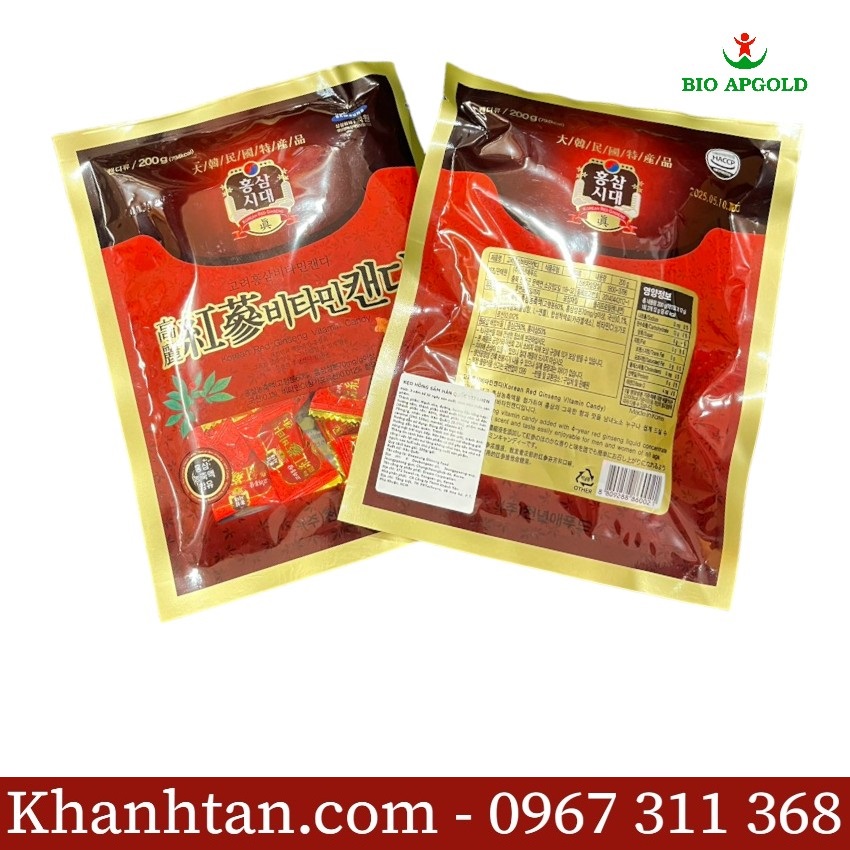 kẹo hồng sâm 200g