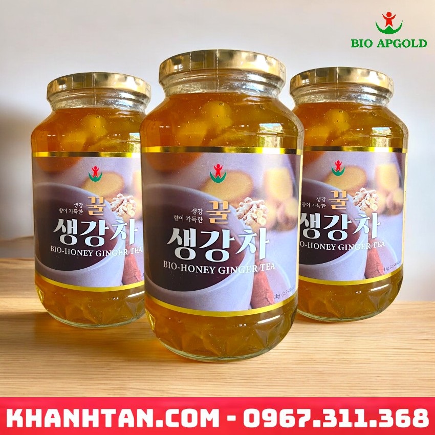 mật ong gừng 1kg hàn quốc bio hansung food