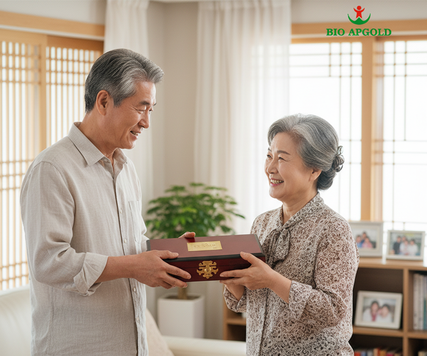 ngưu hoàng thanh tâm hộp gỗ 10 viên bio