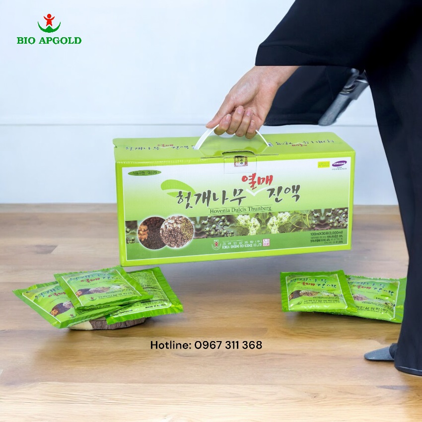 nước mát gan hàn quốc hộp 30 gói - Bio apgold