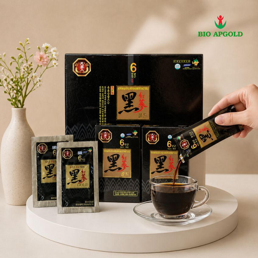 nước hắc sâm hàn quốc hộp 60 gói