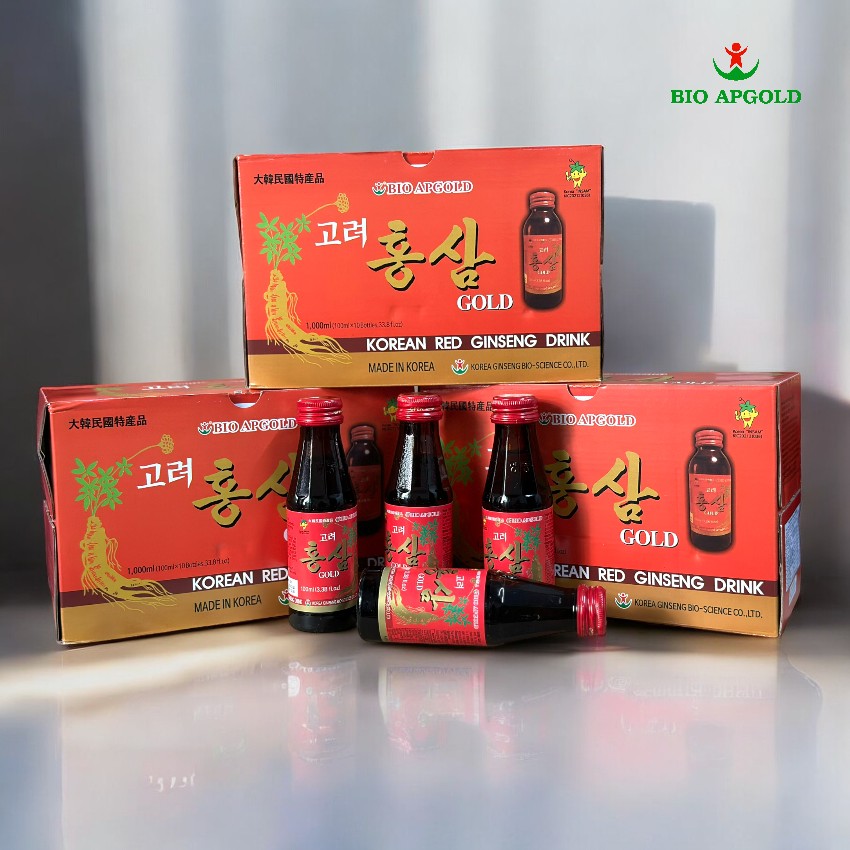nước sâm chai hàn quốc hộp 10 chai * 100ml/chai