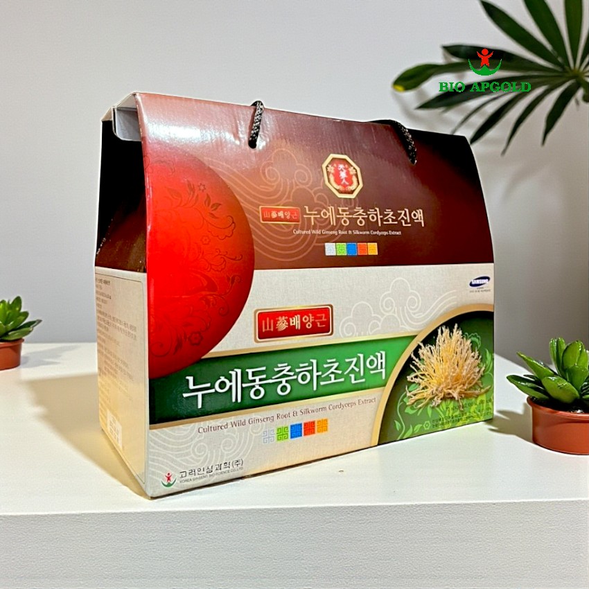 sâm núi đông trùng hạ thảo hàn quốc hộp 30 gói