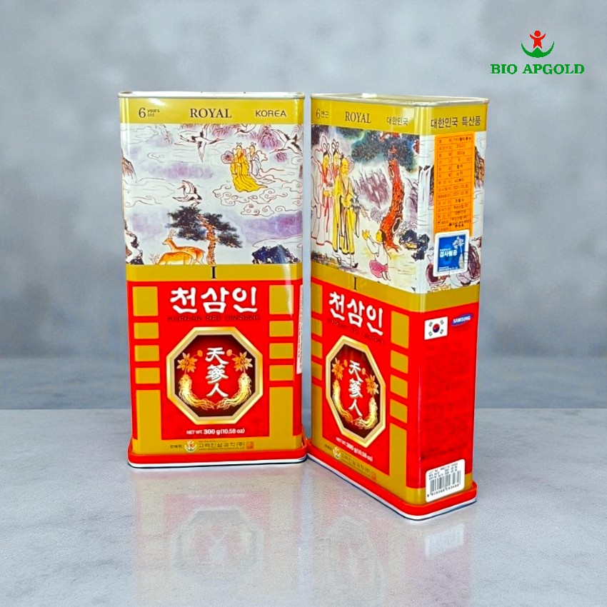 hồng sâm củ khô hộp 300g