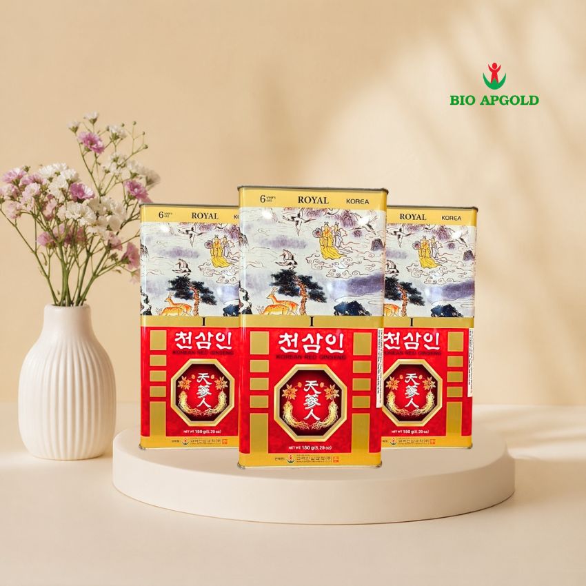 hồng sâm Hàn Quốc nguyên củ cách sử dụng