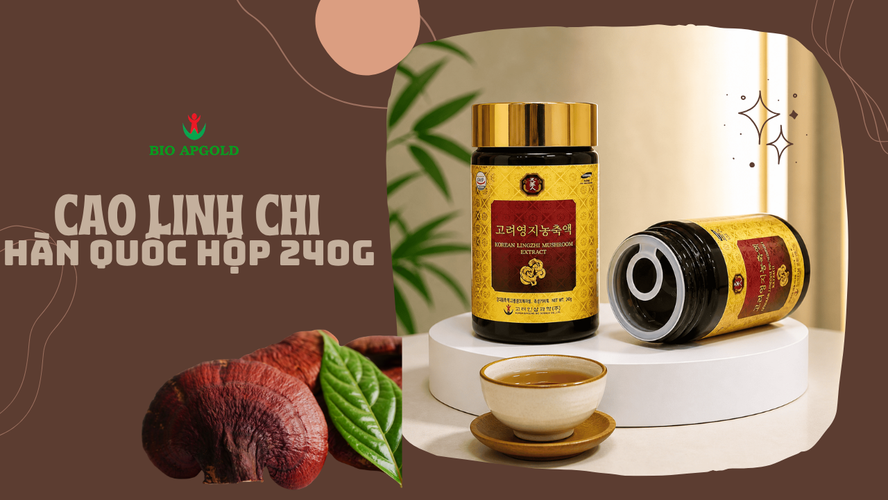 So sánh cao linh chi Hàn Quốc và nấm linh chi loại nào tốt