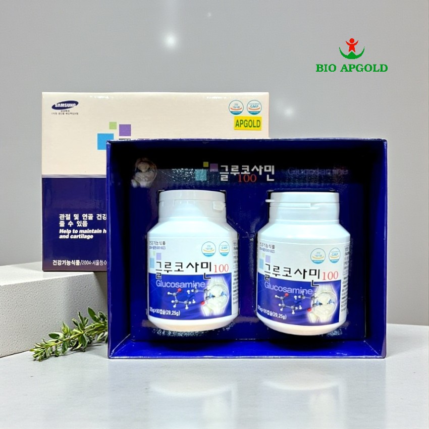 viên bổ khớp glucosamin 100 hàn quốc hộp 180 viên
