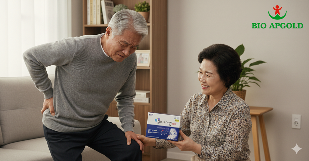 vien bổ xương khớp bio apgold glucosamin 100