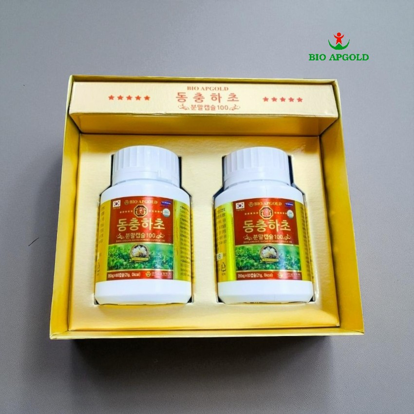 viên đông trùng hạ thảo hộp 120 viên Hàn Quốc