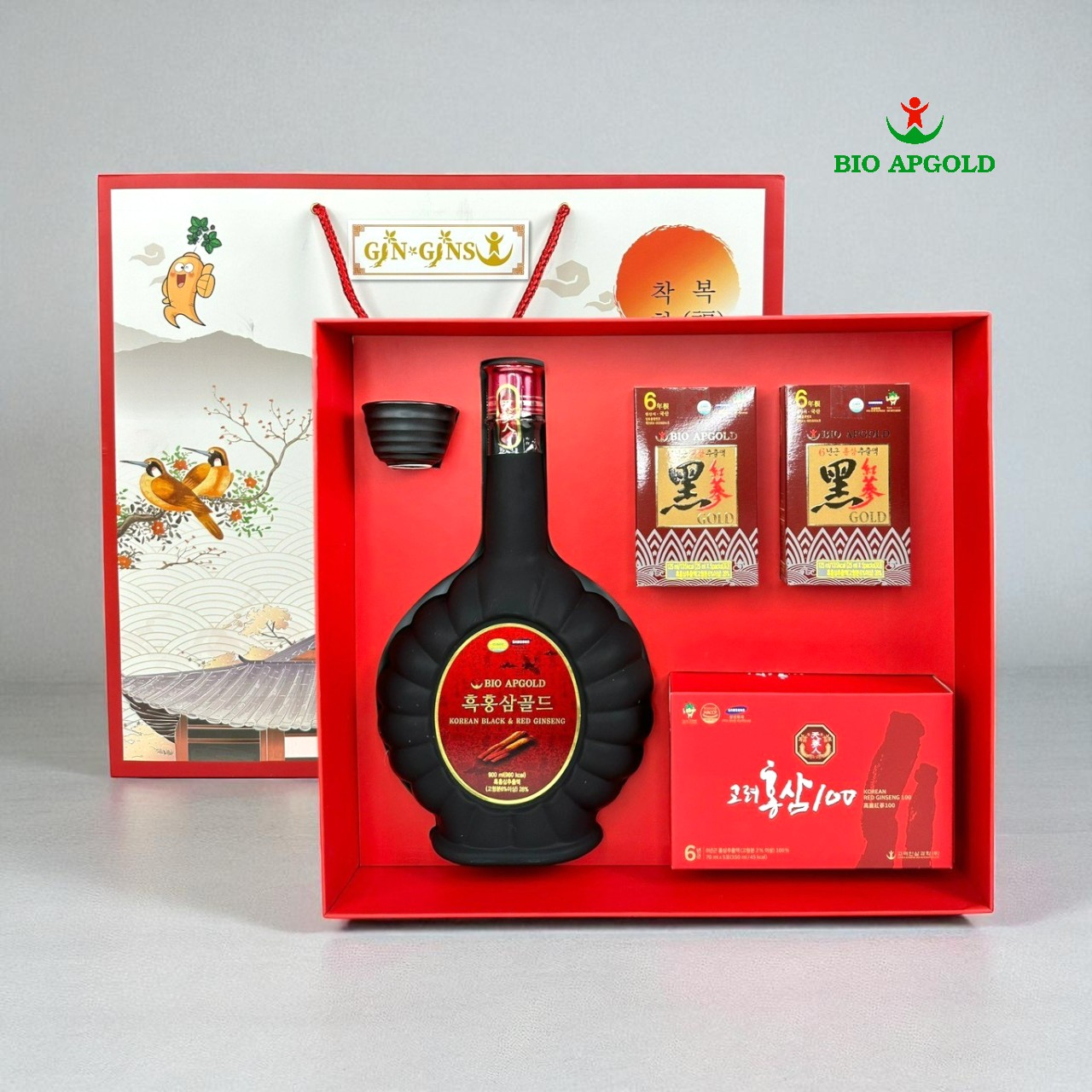 bộ quà tặng hắc hồng sâm hàn quốc