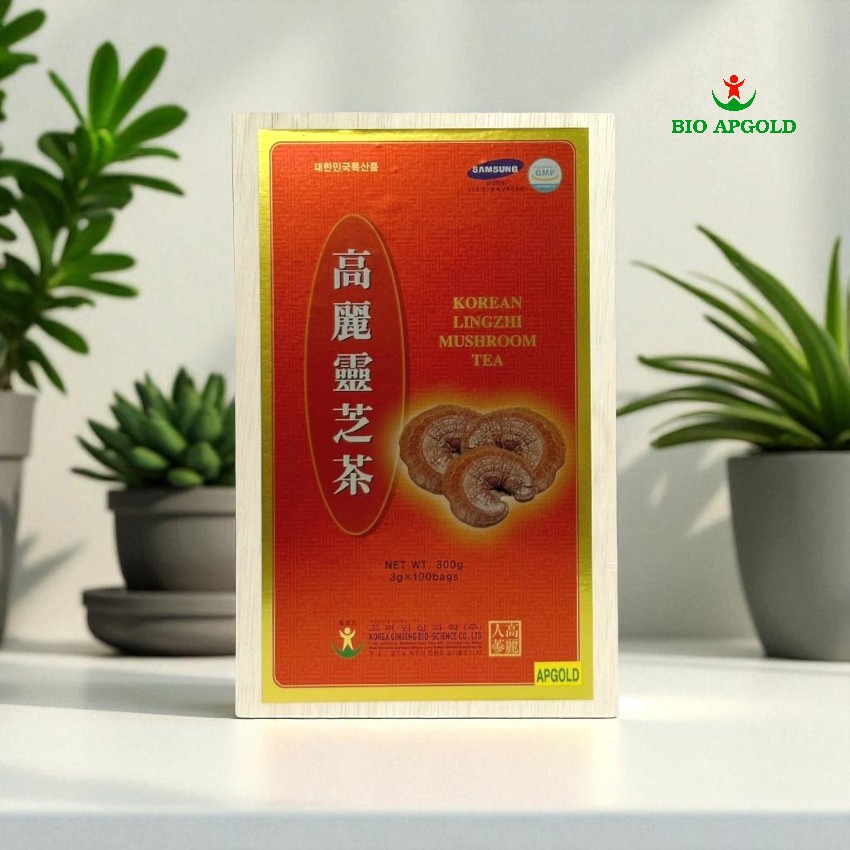 trà nấm linh chi hàn quốc