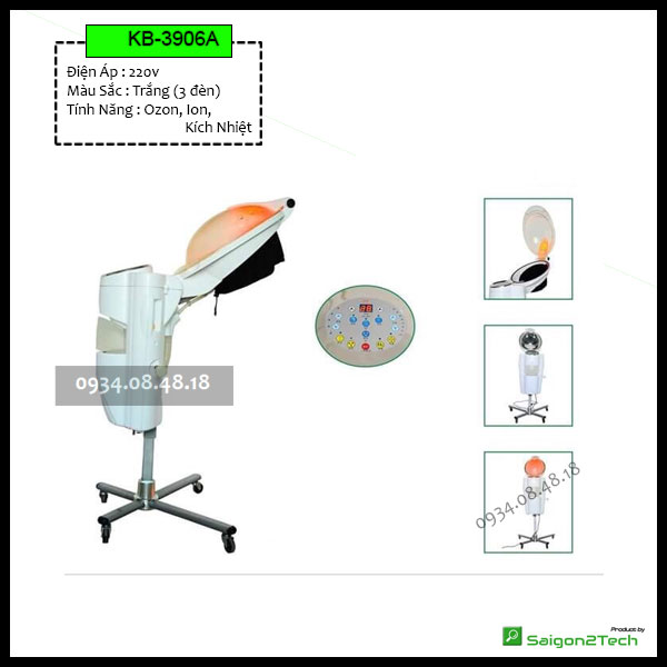 máy hấp tóc 3906a