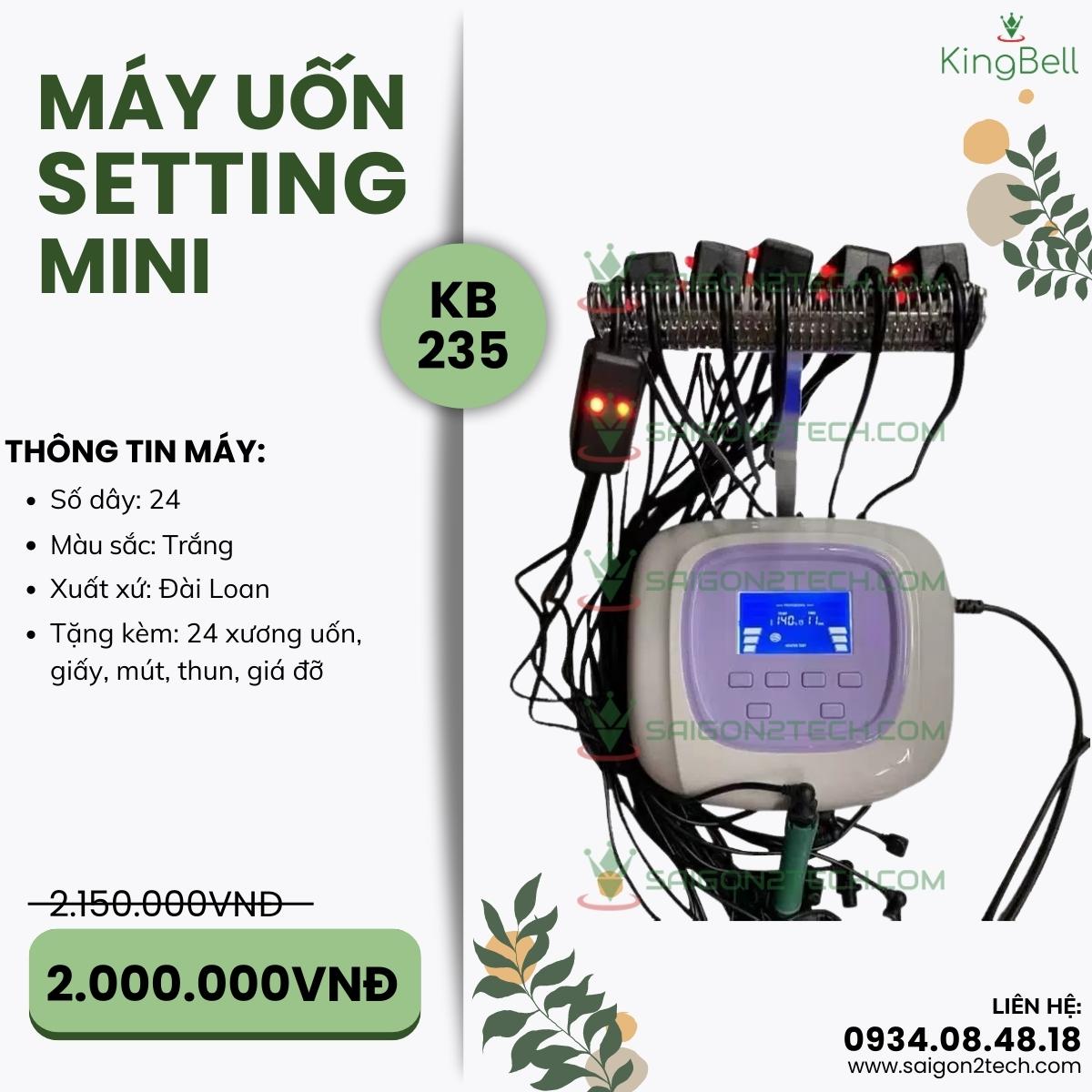 máy uốn setting mini 235