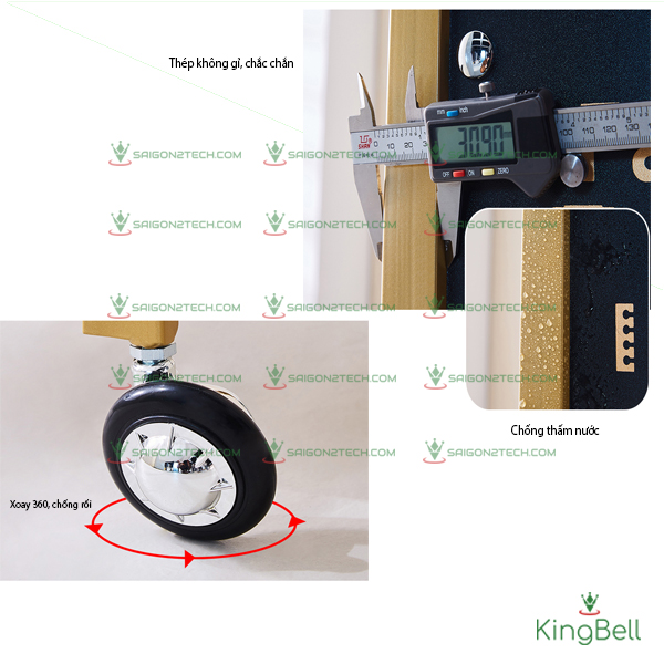 xe đẩy hóa chất 5 tầng xb3