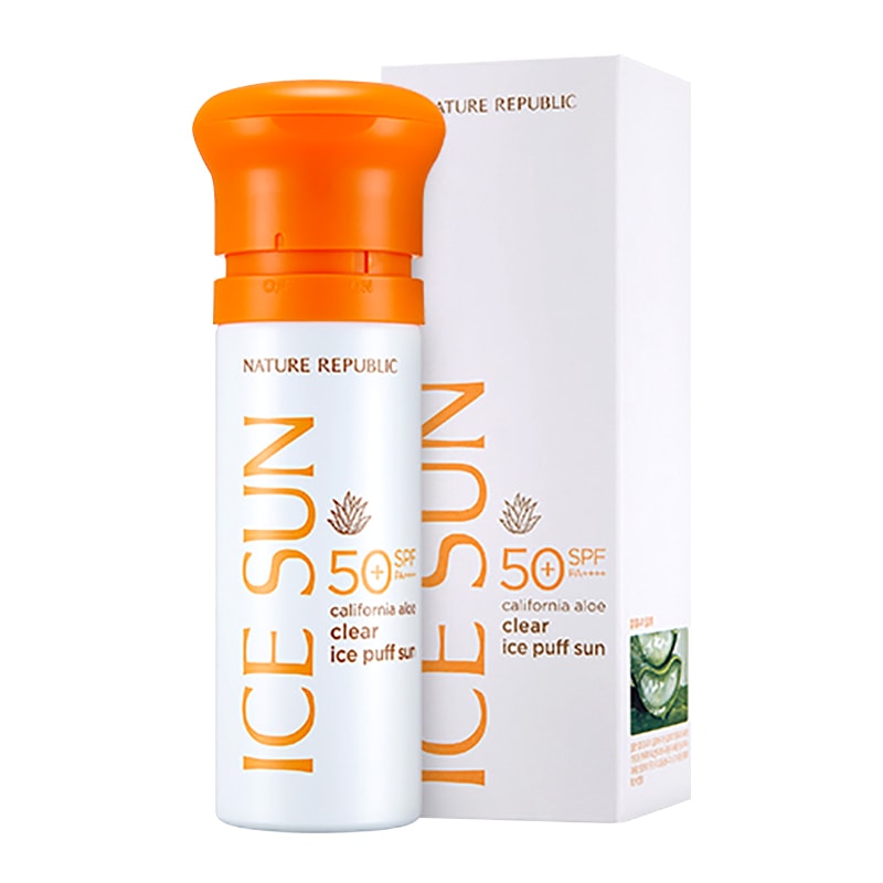 Kem Chống Nắng Nature Republic California Aloe Clear Ice Puff Sun
