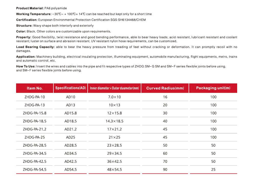 Ống ruột gà rạch Bụng PA AD13