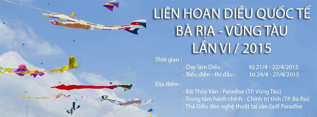 Liên Hoan Diều Quốc Tế - Vũng Tàu lần VI / 2015