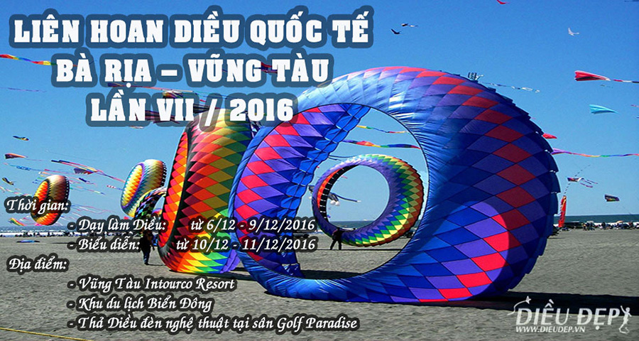 Liên hoan Diều quốc tế Vũng Tàu lần thứ VII 12/2016