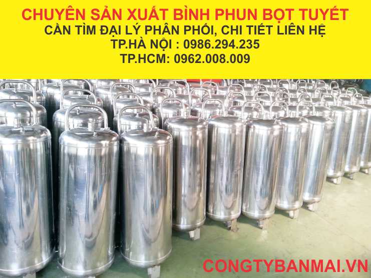 bình phun bọt tuyết, máy phun bọt tuyết