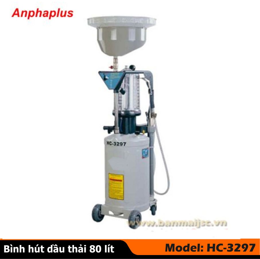 Máy hút dầu thải HC-3297, Bình hứng dầu, Máy bơm mỡ, máy bơm mỡ dùng tay